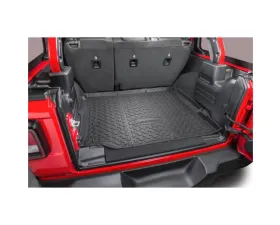 Quadratec Ultimate All Weather Rear Cargo Liner Leather Seats Without Subwoofer Jeep Wrangler 2018-2021